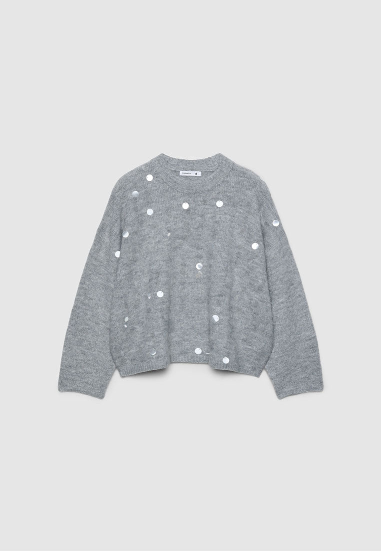 Women's Top with sequin embellishments