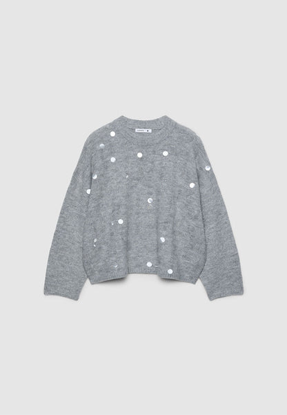 Women's Top with sequin embellishments