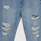 Men's Ripped Relaxed Jeans