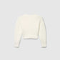 Solid-colour faux fur effect cardigan for Girls