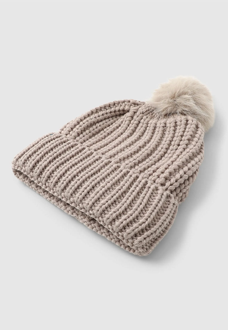 Women's Pom Pom Beanie Hat