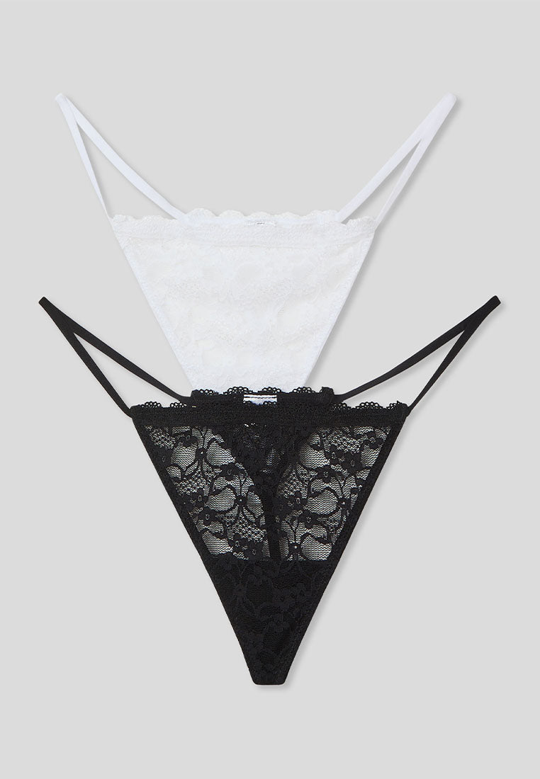 Women's Floral Lace G-String Thong