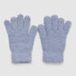 Women's Soft five-finger gloves in solid colour
