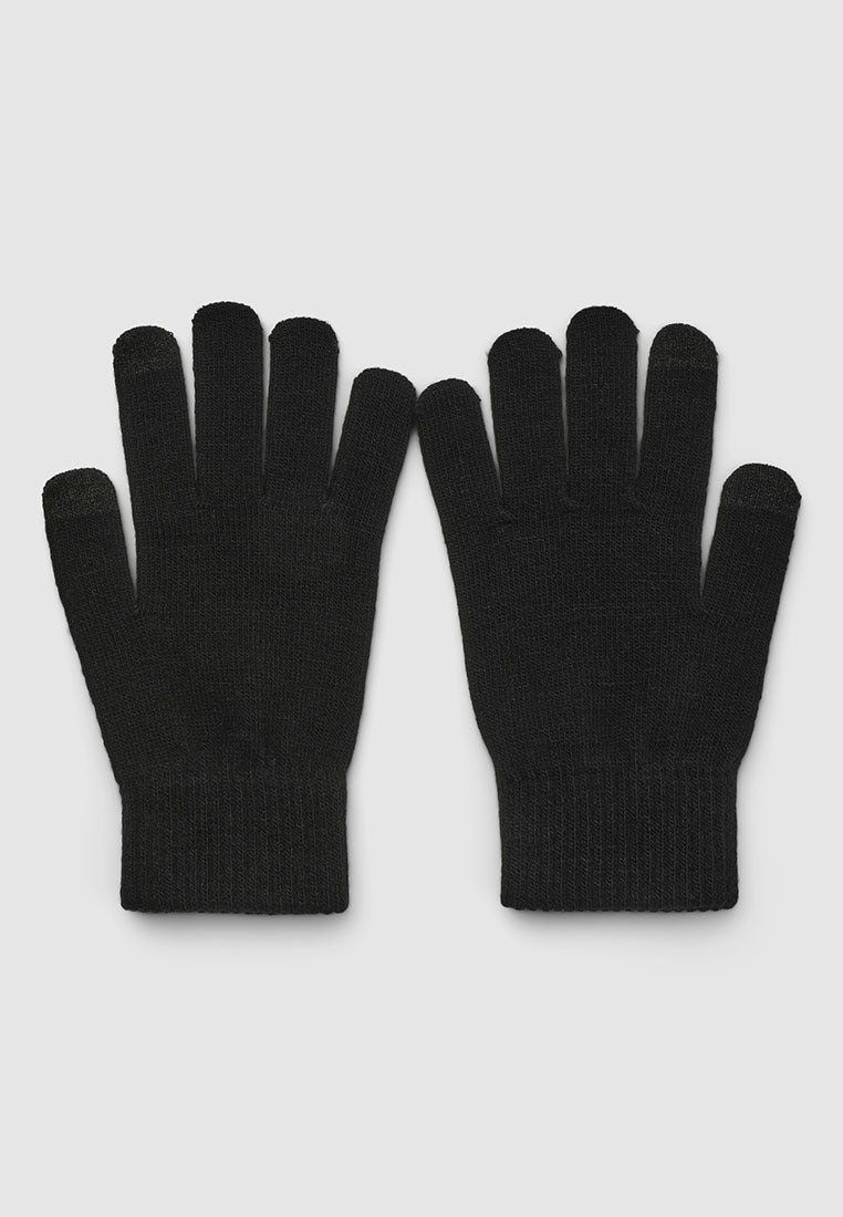 Women's Solid colour knitted gloves