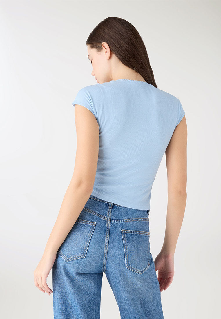 Women's Sweatheart Crop T-shirt