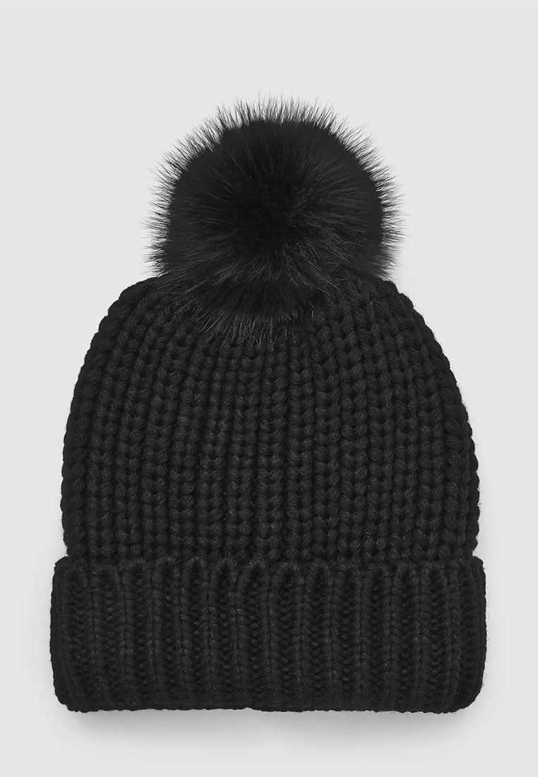 Women's Pom Pom Beanie Hat