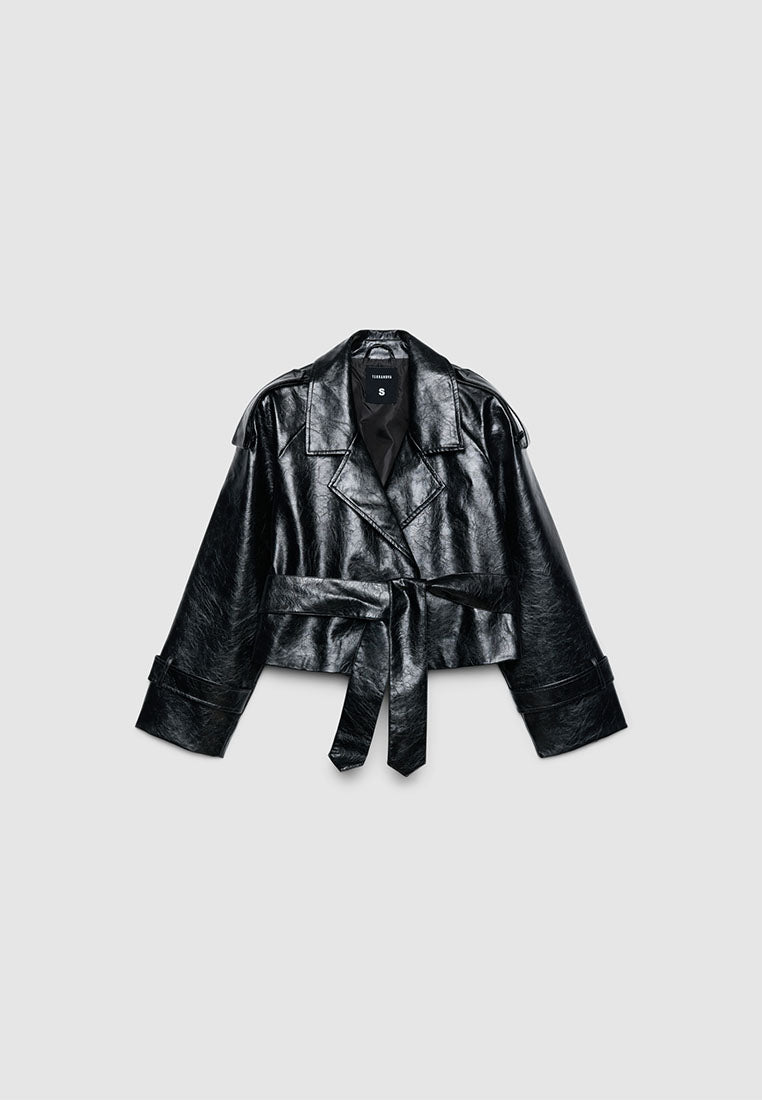 Women's Trench Coat with Belt