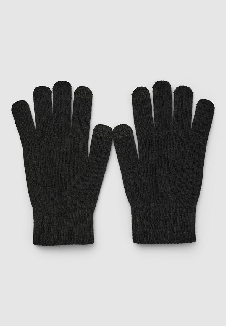 Women's Solid colour knitted gloves