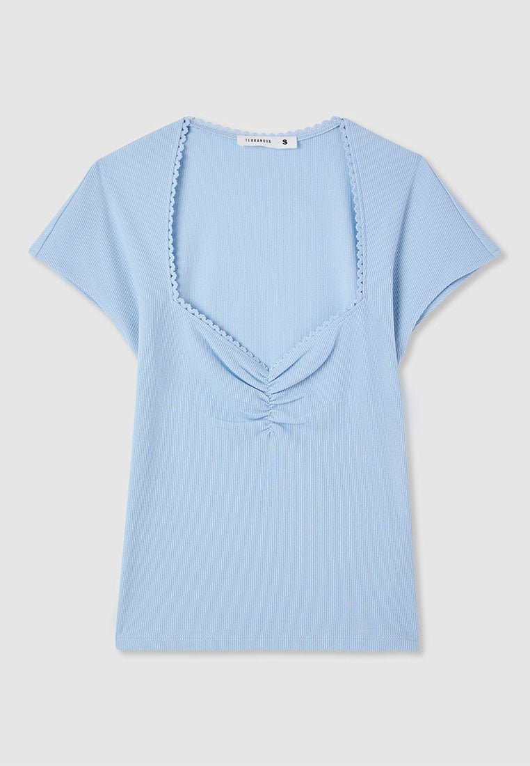 Women's Sweatheart Crop T-shirt