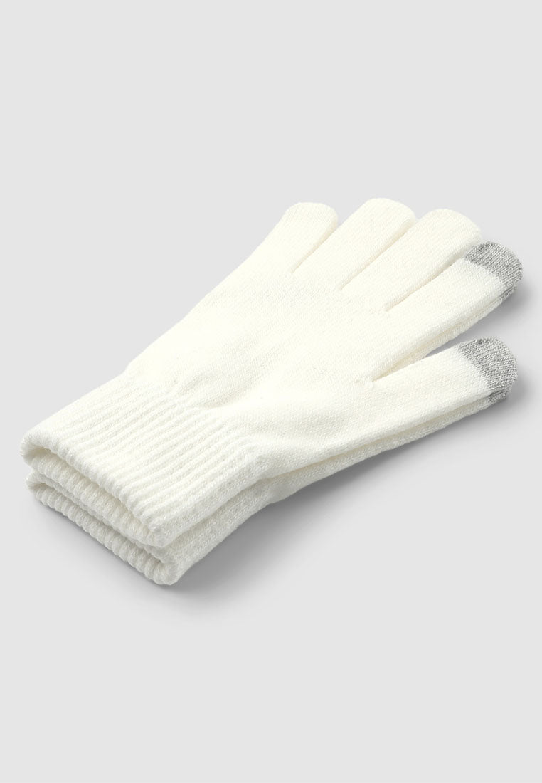 Women's Solid colour knitted gloves