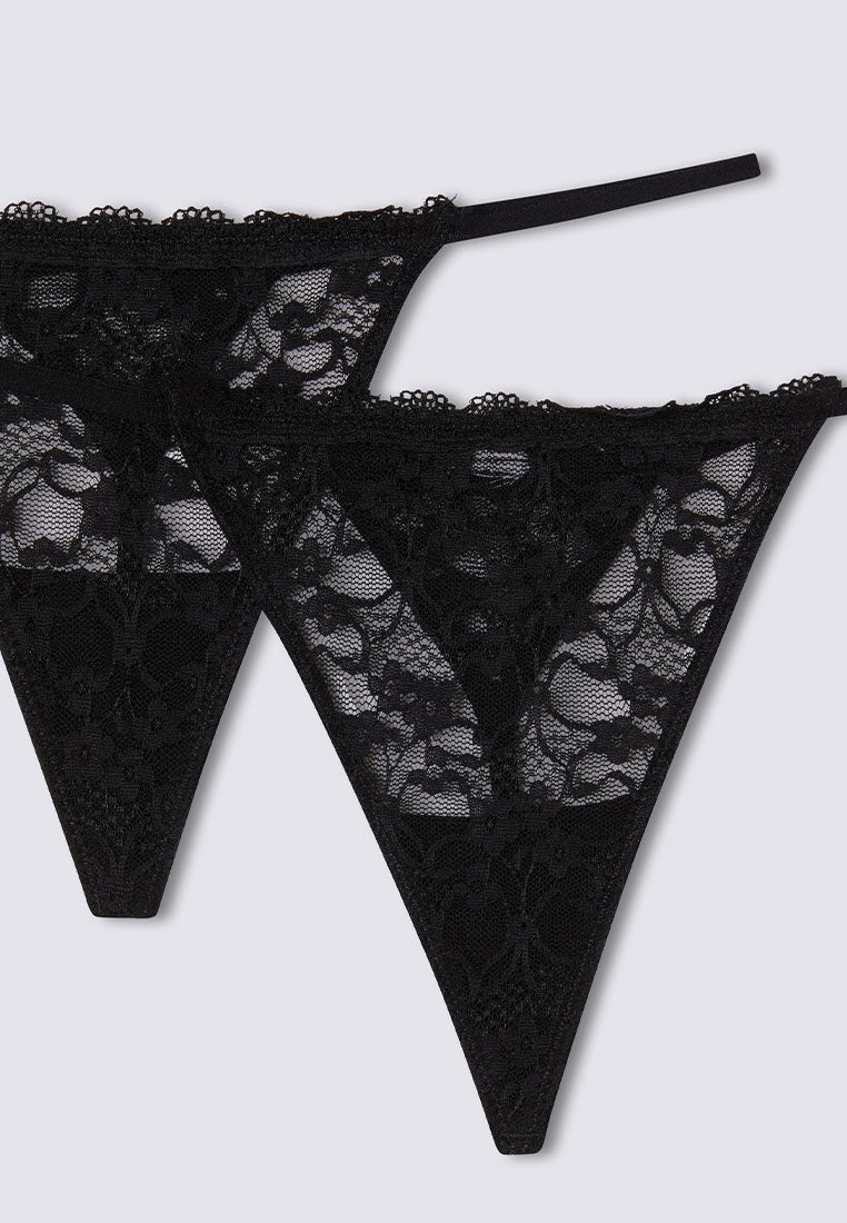 Women's Floral Lace G-String Thong