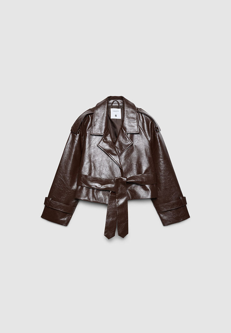 Women's Trench Coat with Belt
