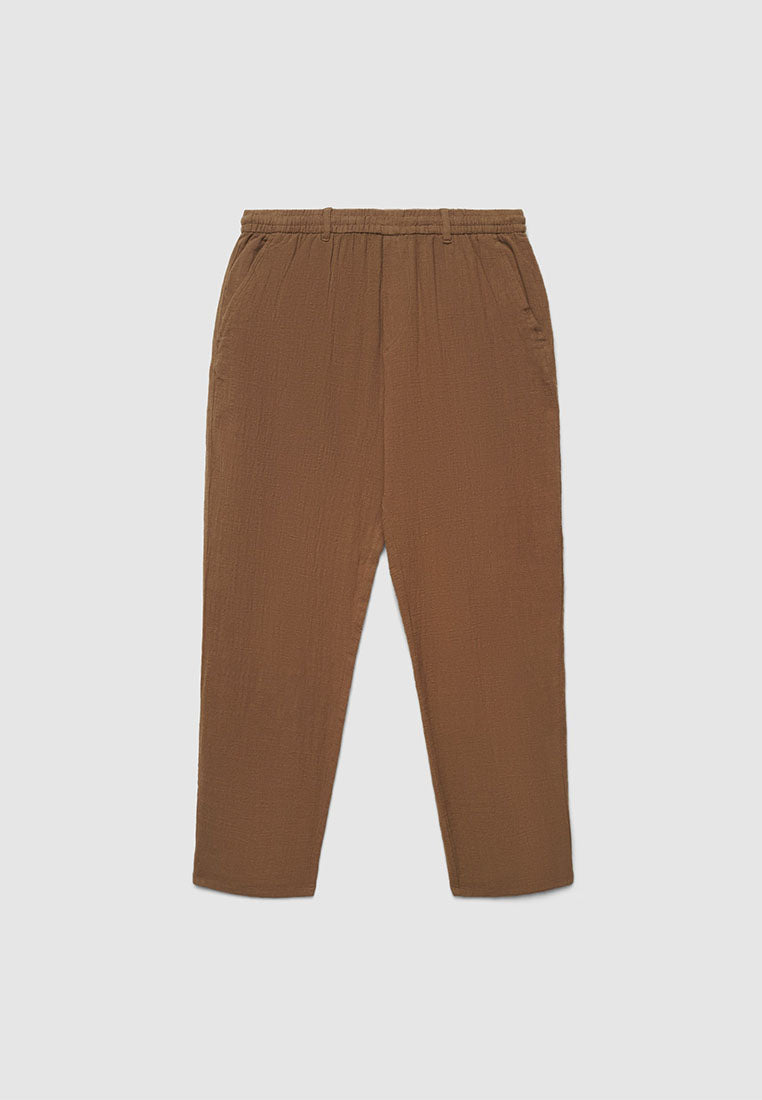 Men's Embossed Relaxed Trousers