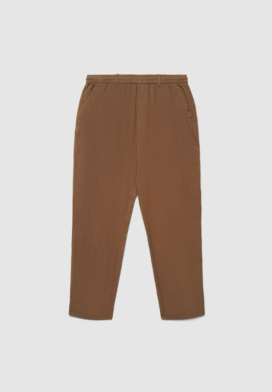 Men's Embossed Relaxed Trousers