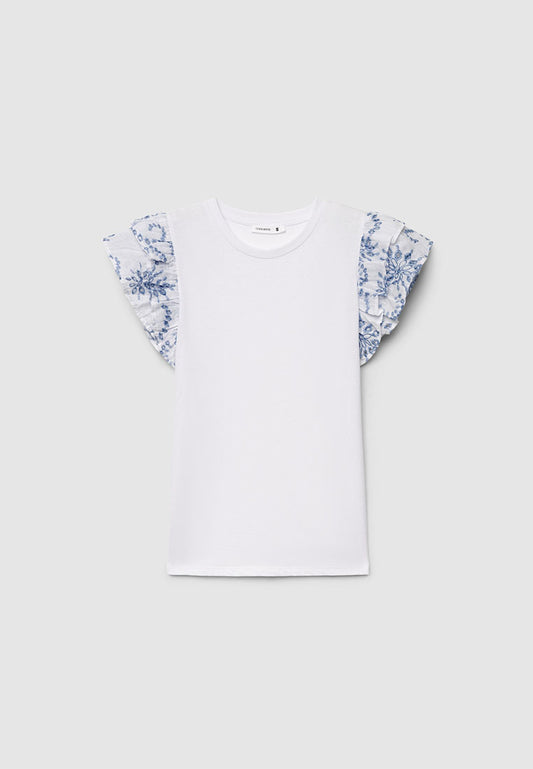 Women's Ruffle-trimmed Sleeves