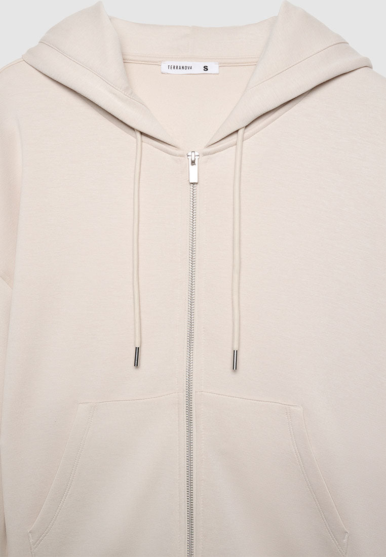 Women's Oversized Sweatshirt with Zip