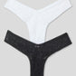 Women's Floral Lace V-Front Brazilian Briefs
