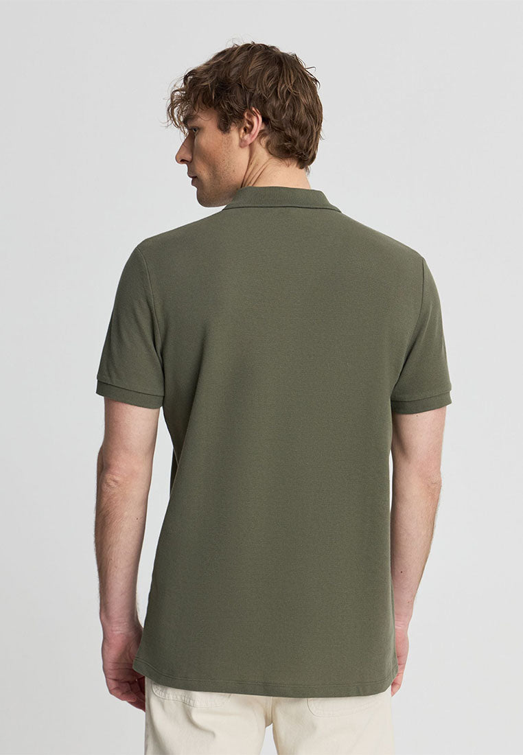 Men's Plain Polo T-Shirt