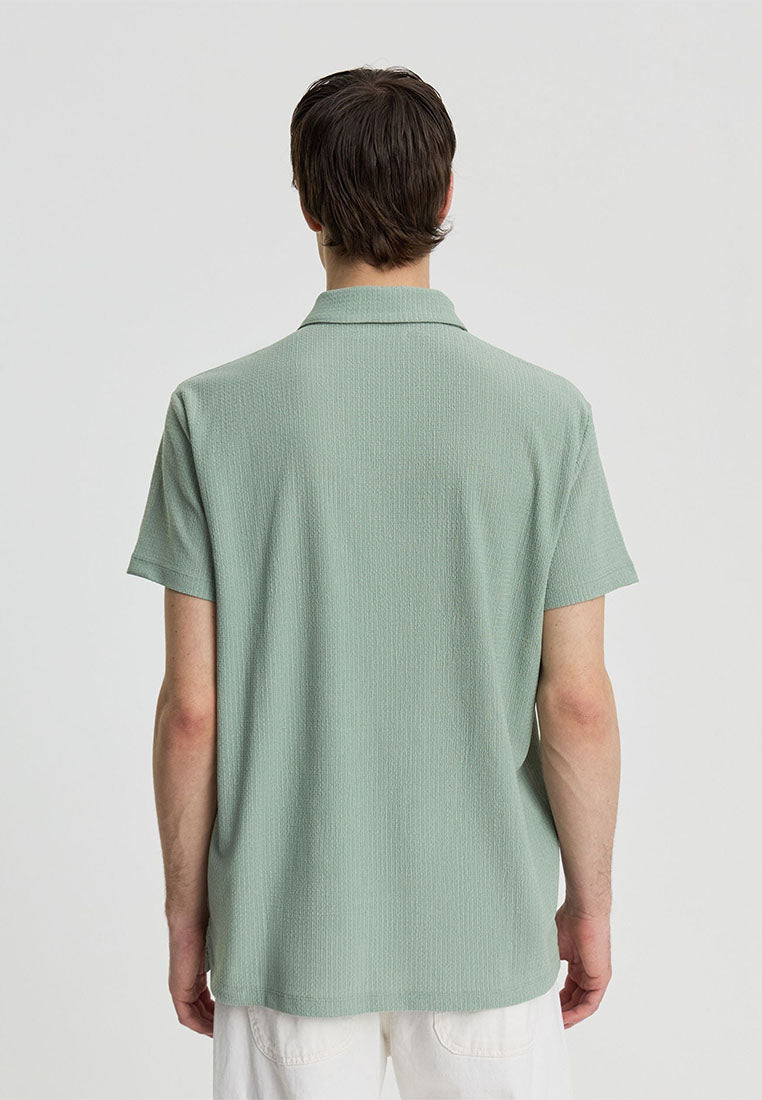 Men's V-Neck Polo Shirt