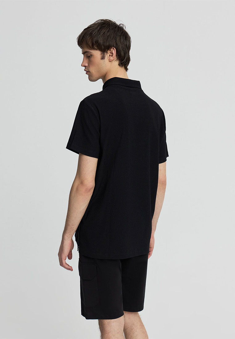 Men's V-Neck Polo Shirt