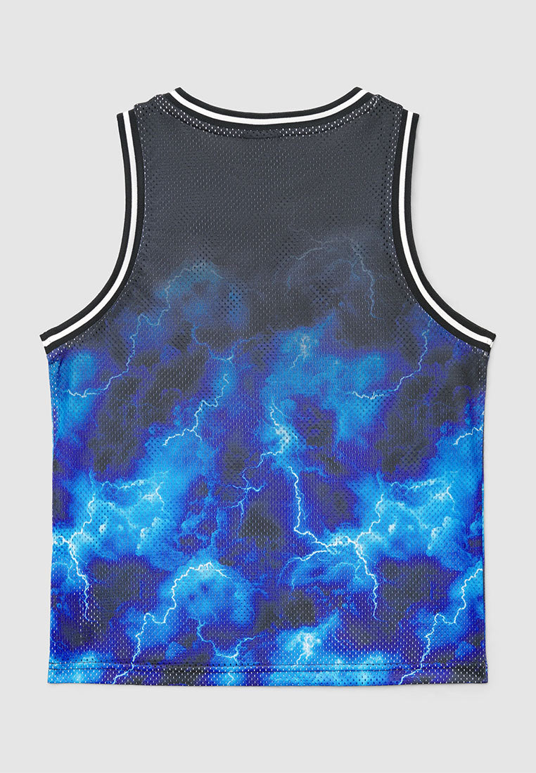 Lightning Bolt Mesh tank top for Boys