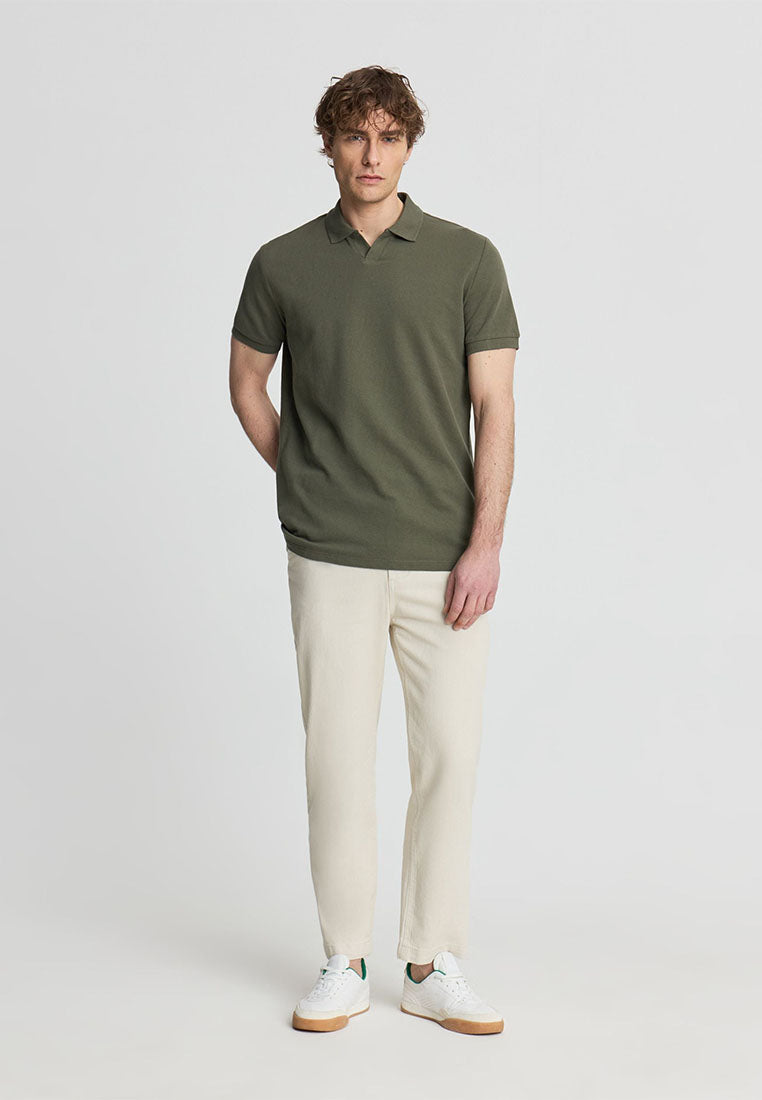 Men's Plain Polo T-Shirt