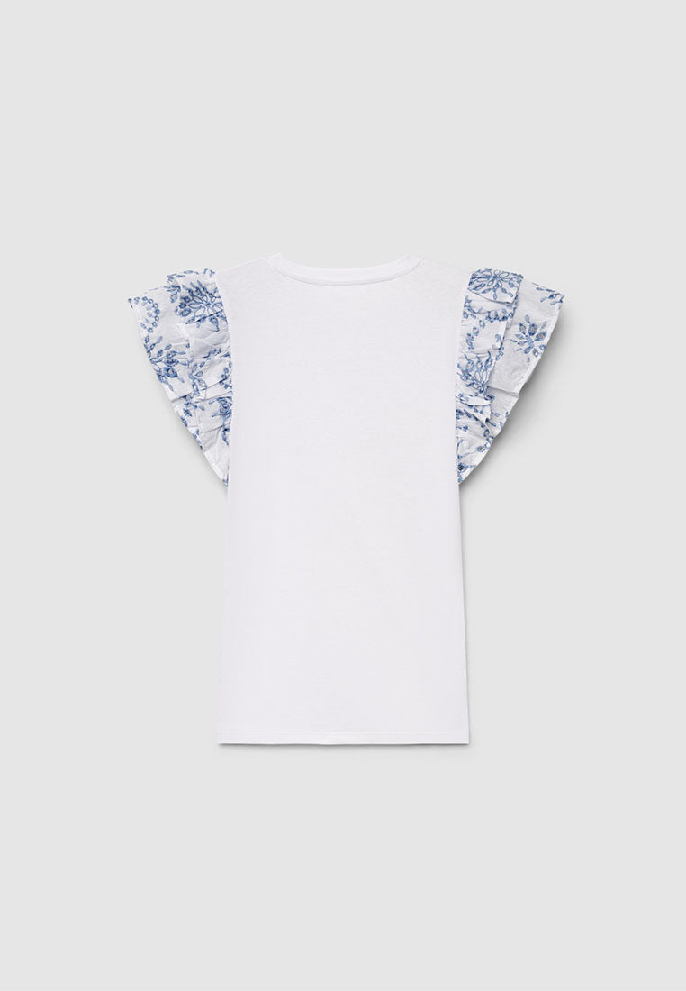 Women's Ruffle-trimmed Sleeves