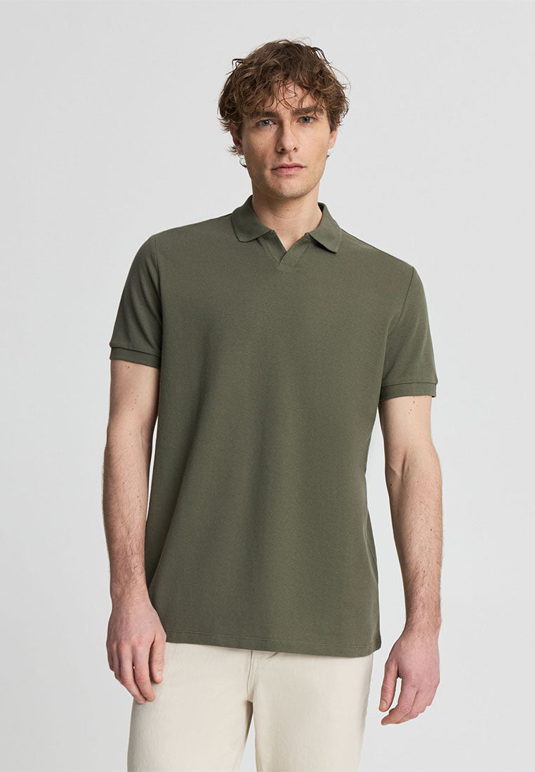 Men's Plain Polo T-Shirt