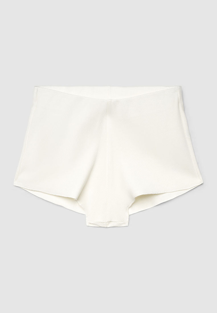 Women’s Ribbed Elastic Waist Culottes