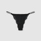 Women's Rhinestone Strap Floral Lace Thong