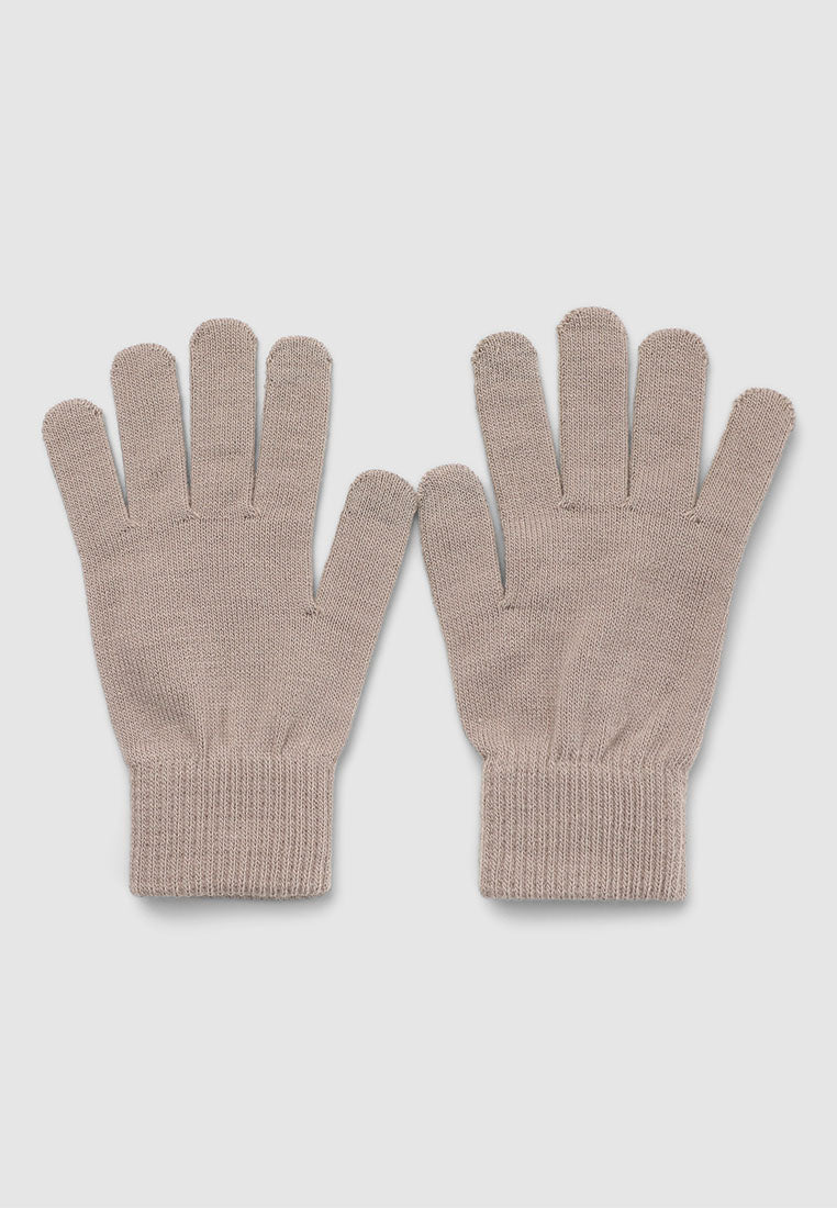 Women's Solid colour knitted gloves