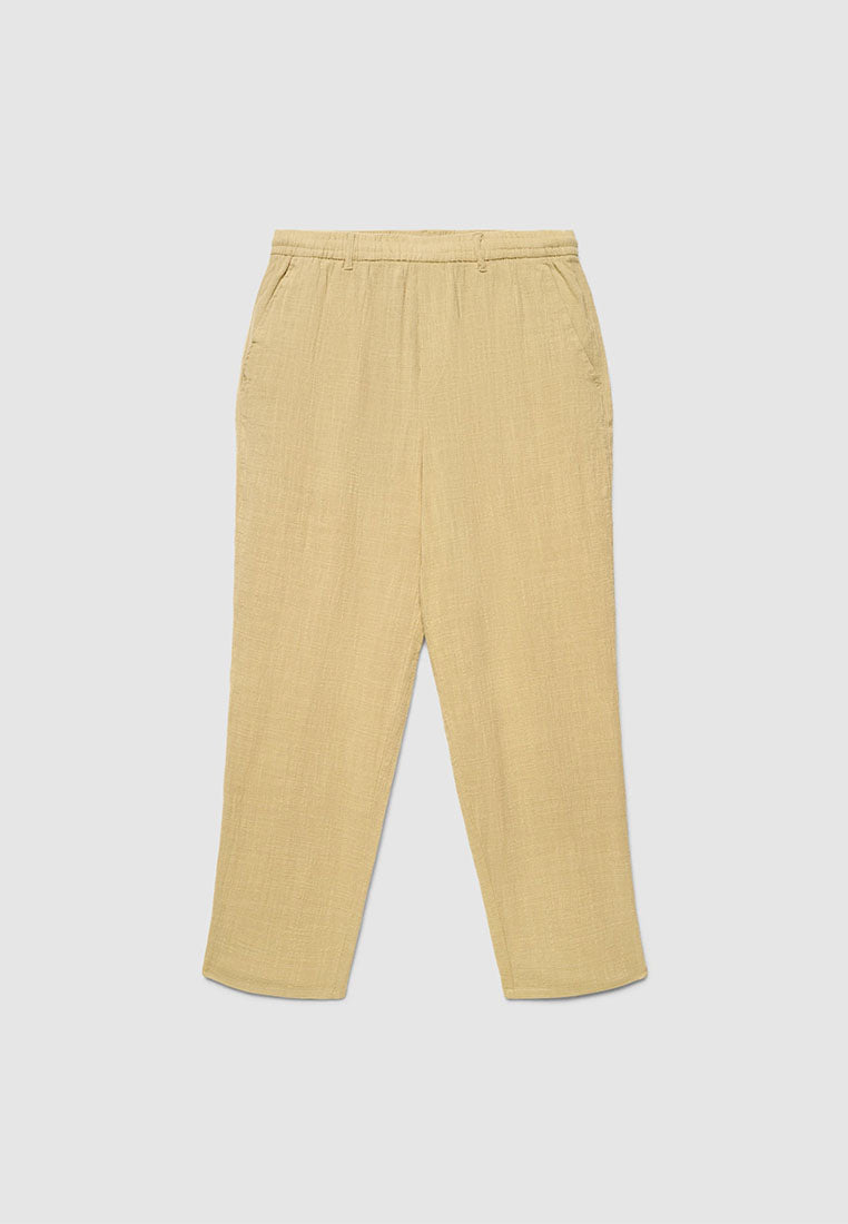 Men's Embossed Relaxed Trousers