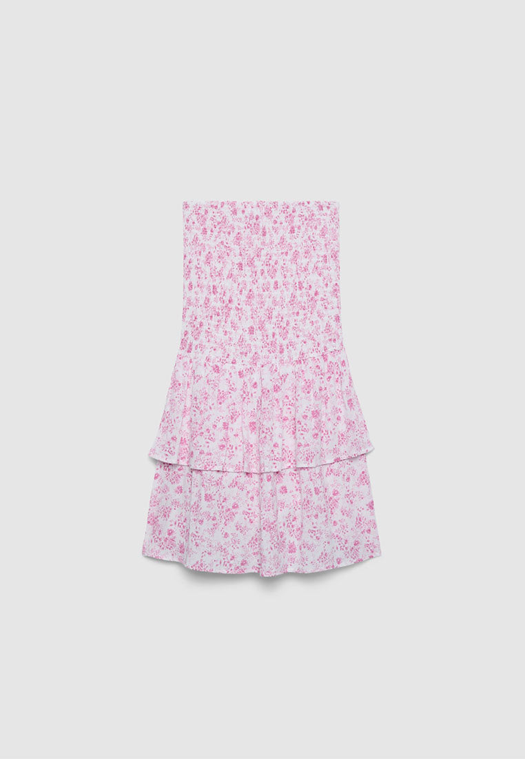 Women's Floral Bandeau Dress