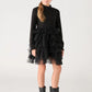 Princess dress with glitter and ruffles for Girls