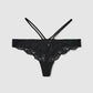 Women's Strappy Harness Floral Lace Thong