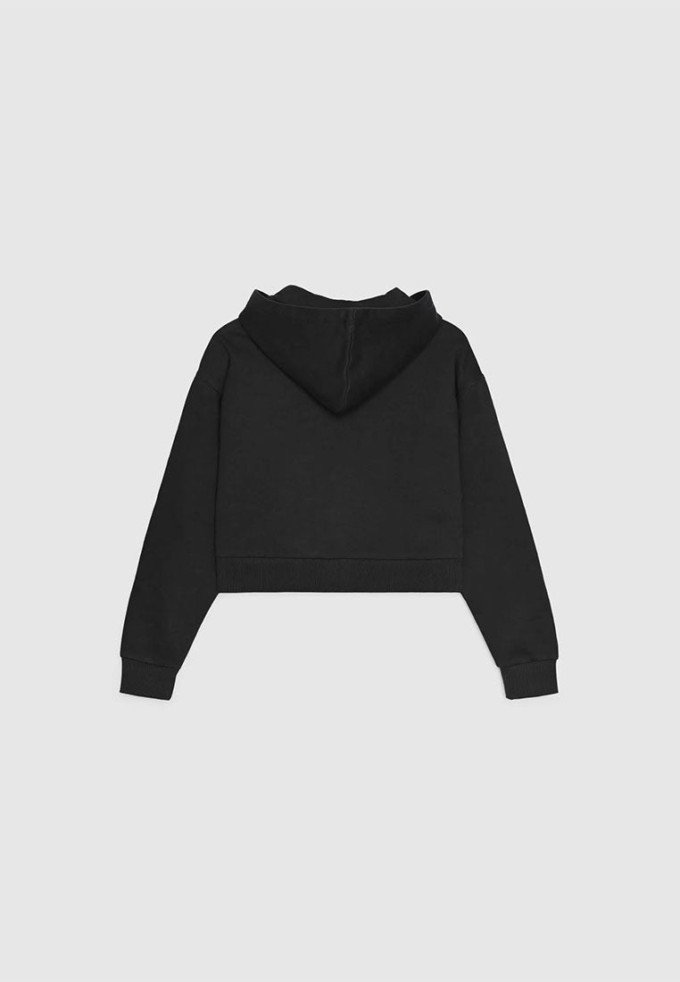 Women's Cropped Hoodie Sweatshirt