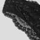 Women's Rhinestone Heart Lace Brazilian Briefs