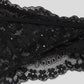 Women's Rhinestone Heart Lace Brazilian Briefs