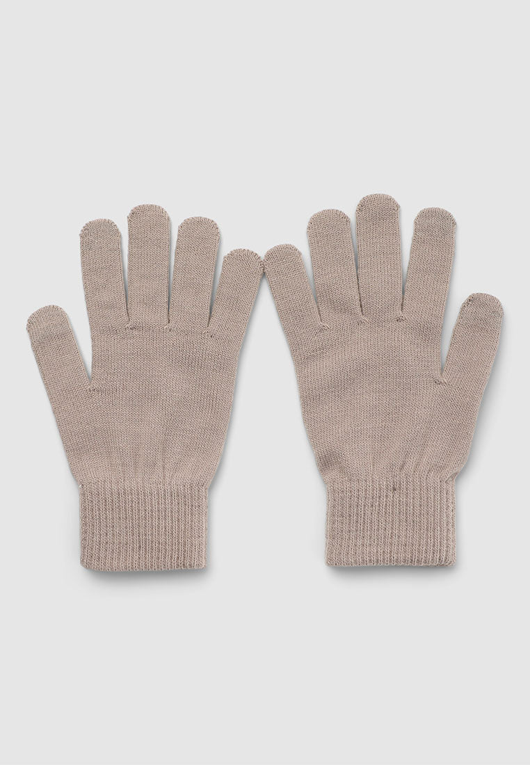 Women's Solid colour knitted gloves
