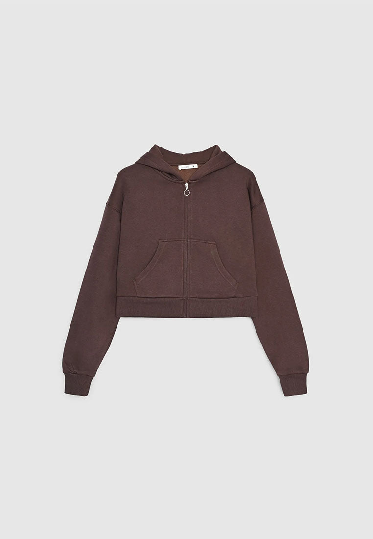Women's Cropped Hoodie Sweatshirt
