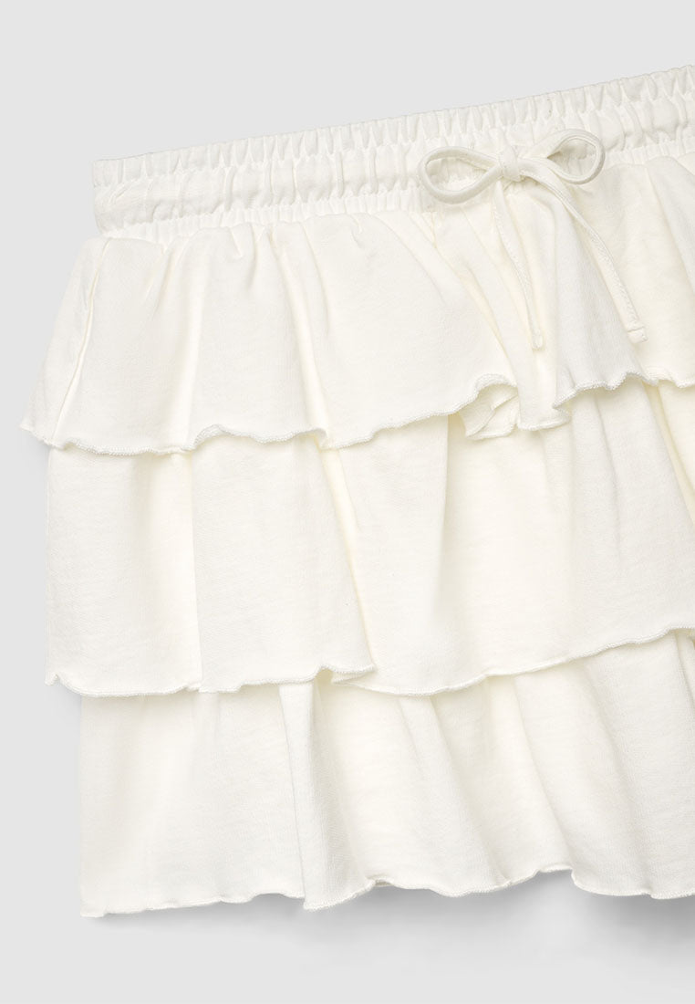 Women's Three-Tier Mini Skirt