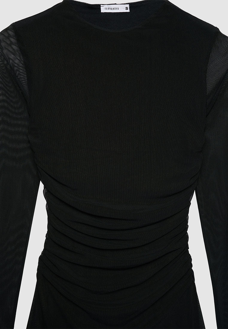 Women's Ruched Bodycon Dress
