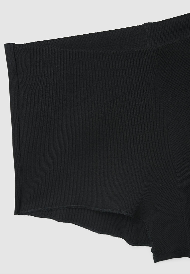Women’s Ribbed Elastic Waist Culottes