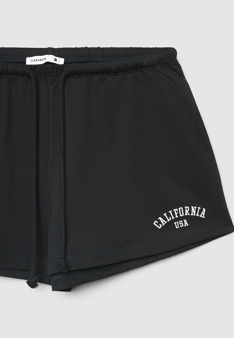 Women's Varsity Graphic Drawstring Shorts