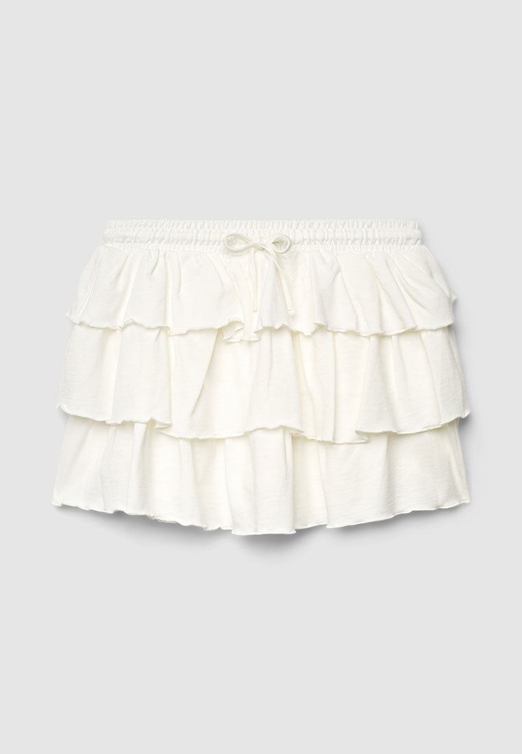 Women's Three-Tier Mini Skirt