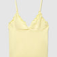 Women's V-neck Top with Ruffles