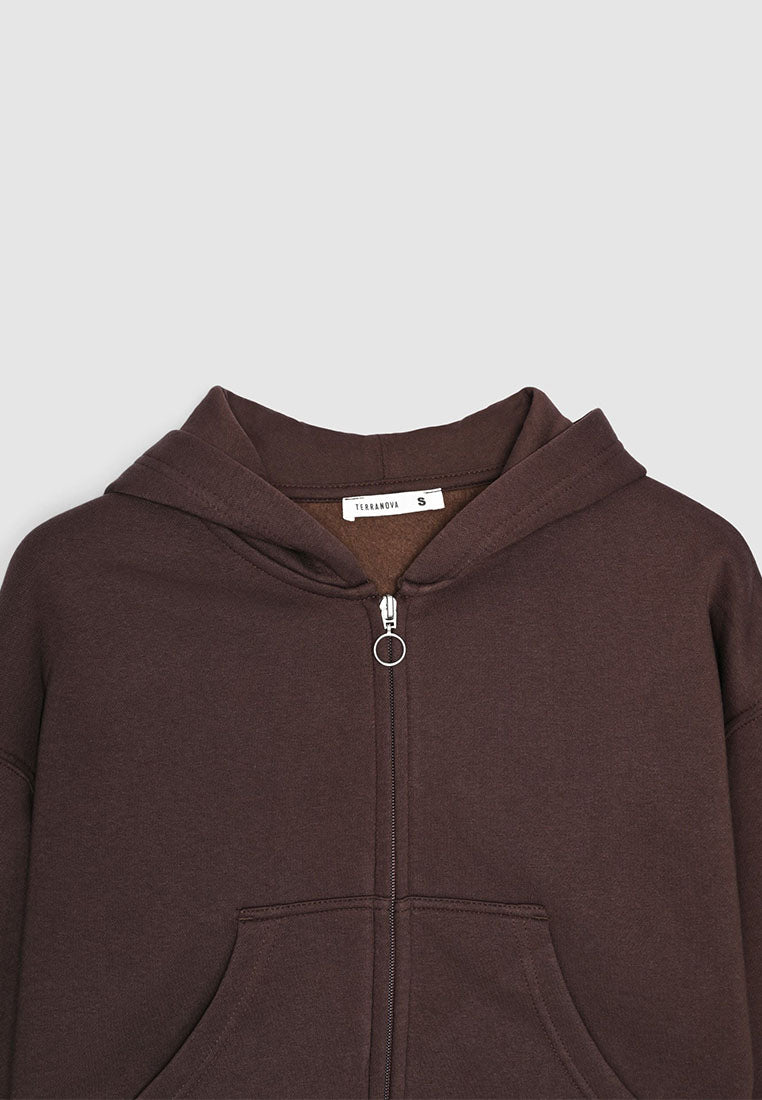 Women's Cropped Hoodie Sweatshirt