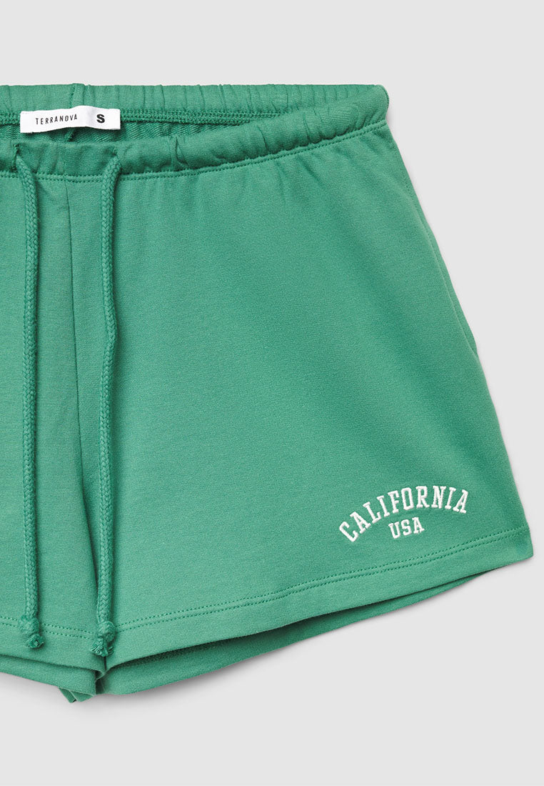 Women's Varsity Graphic Drawstring Shorts
