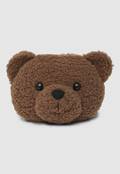 Teddy bear-shaped shoulder bag for Girls