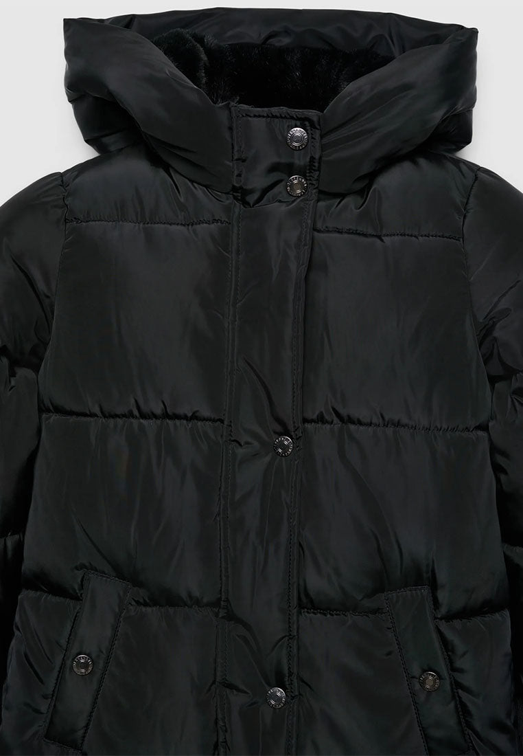 Heavyweight Hooded Winter Coat for Girls